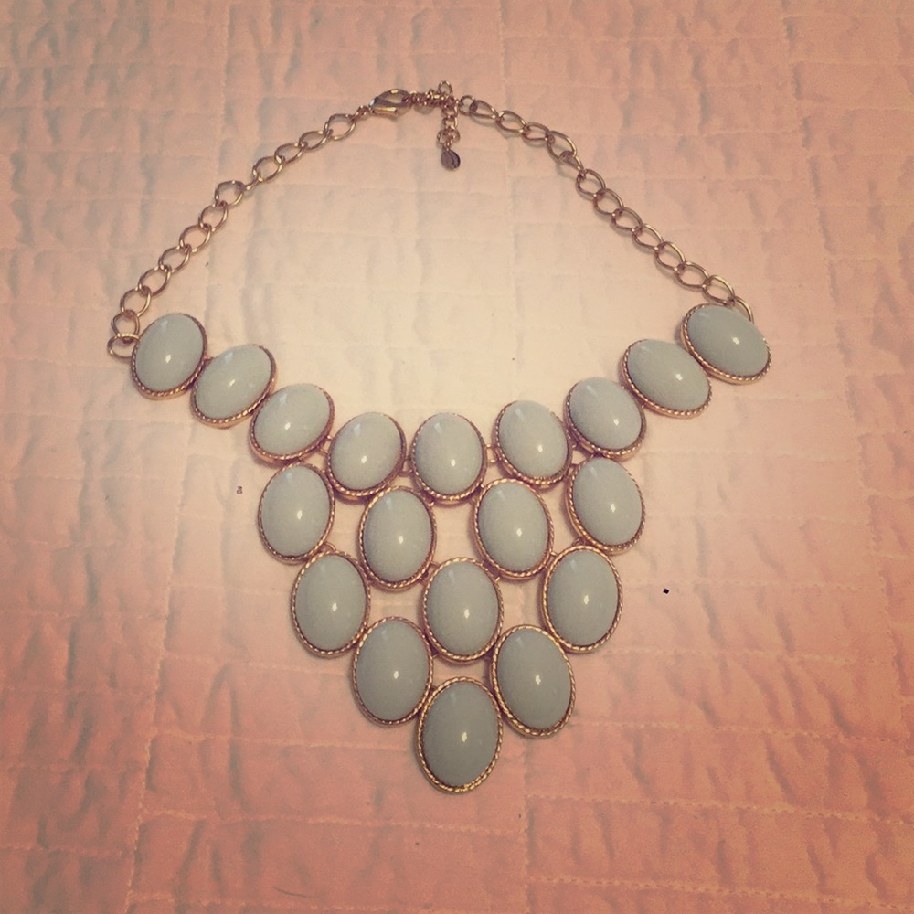 Blue stone necklace